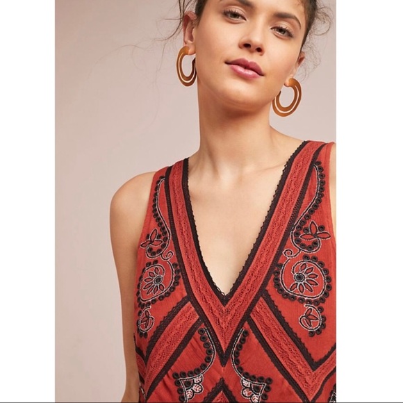 Anthropologie Maeve Wide-Leg Desert Jumpsuit NWT - Picture 5 of 8